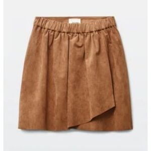 Wilfred Free Nescher Faux Suede skirt